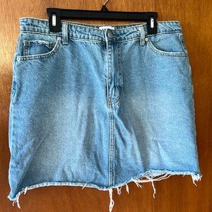 Denim Mini Skirt